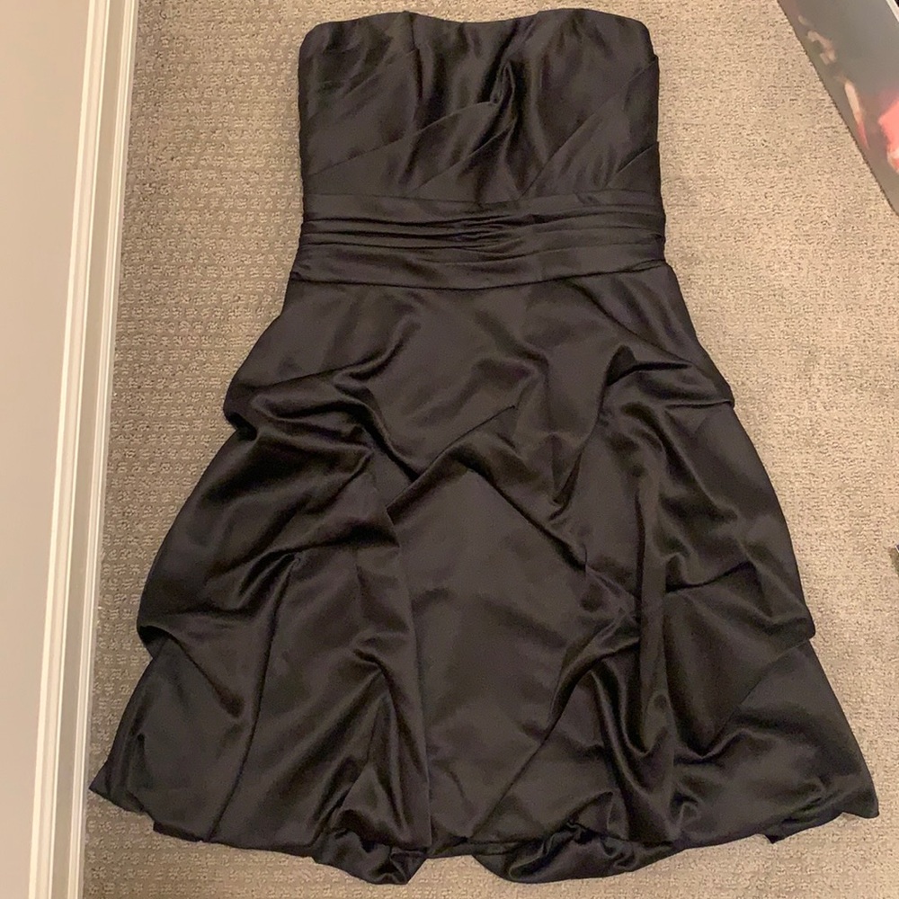 David’s bridal strapless dress
